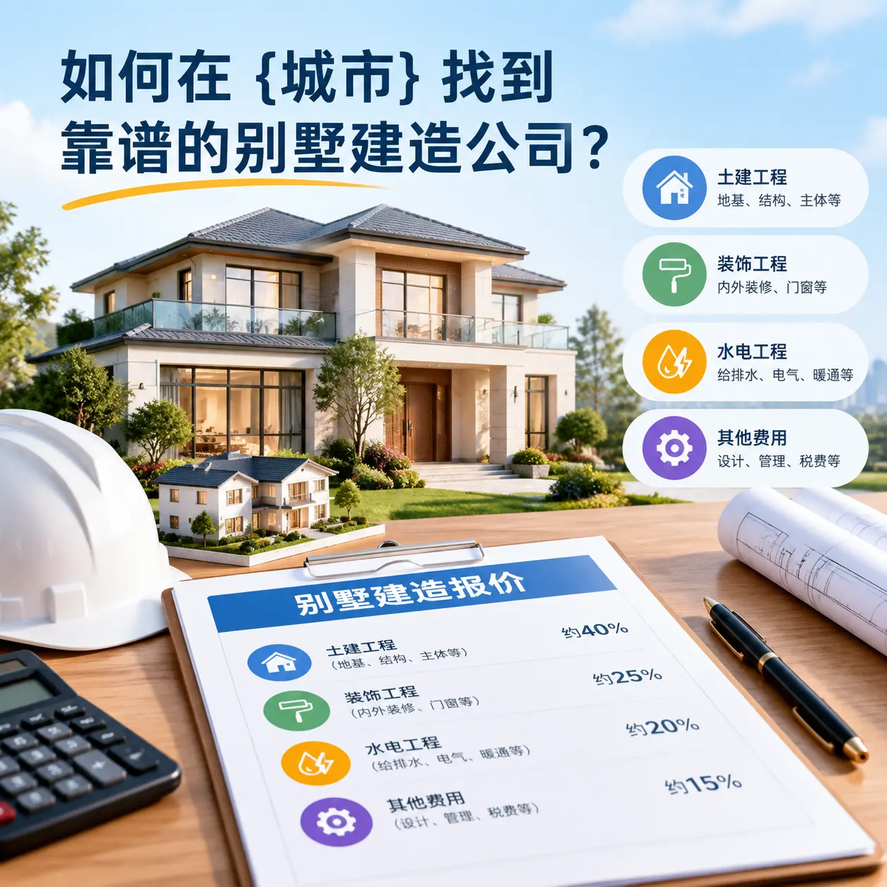 如何在 云岩 找到靠谱的别墅建造公司?