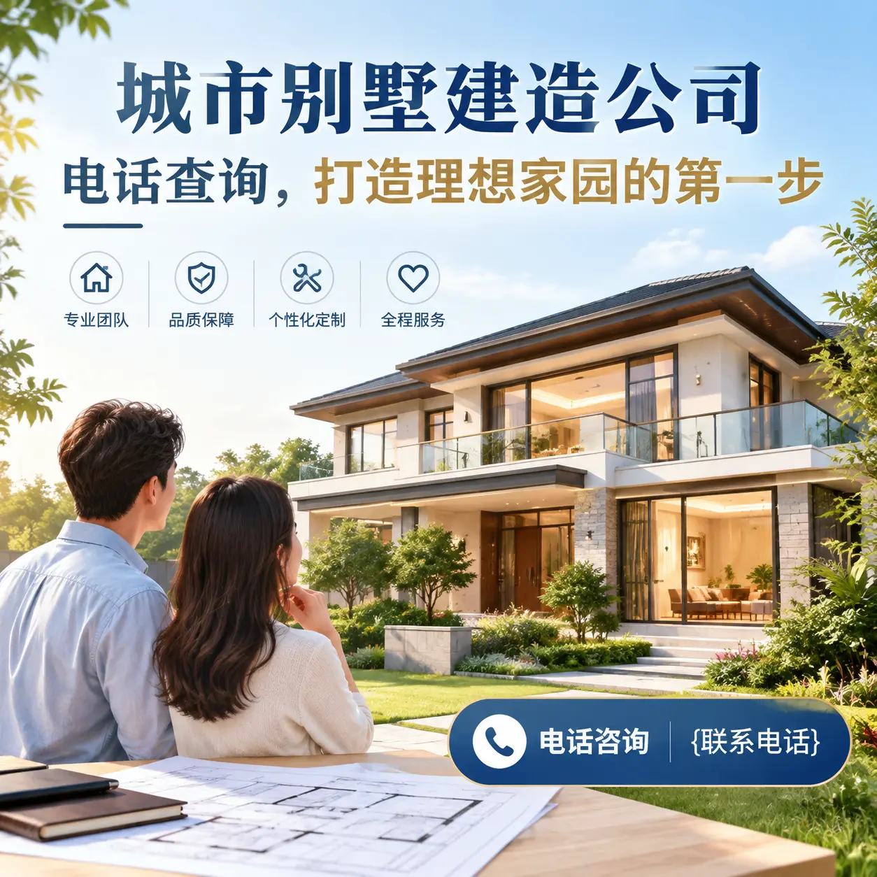云岩别墅建造公司电话查询,打造理想家园的第一步