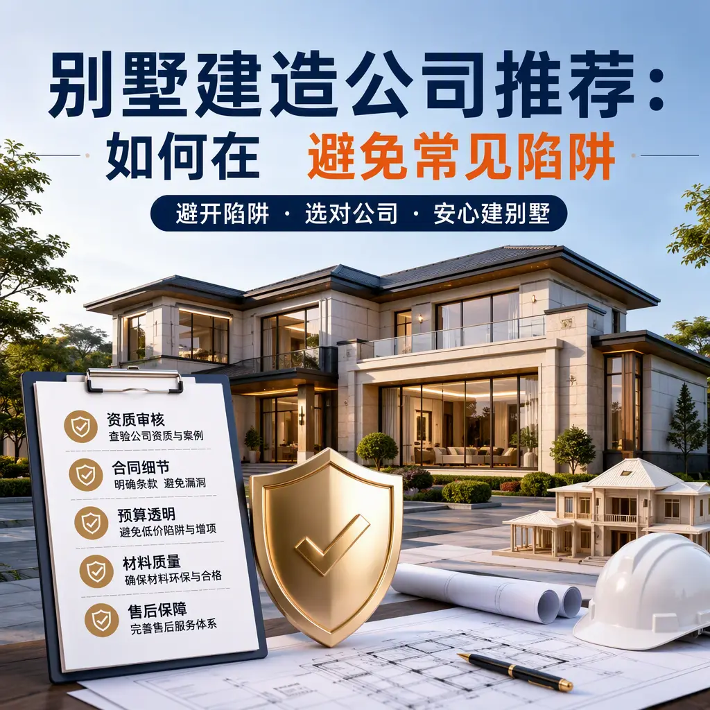 别墅建造公司推荐:如何在 云岩 避免常见陷阱