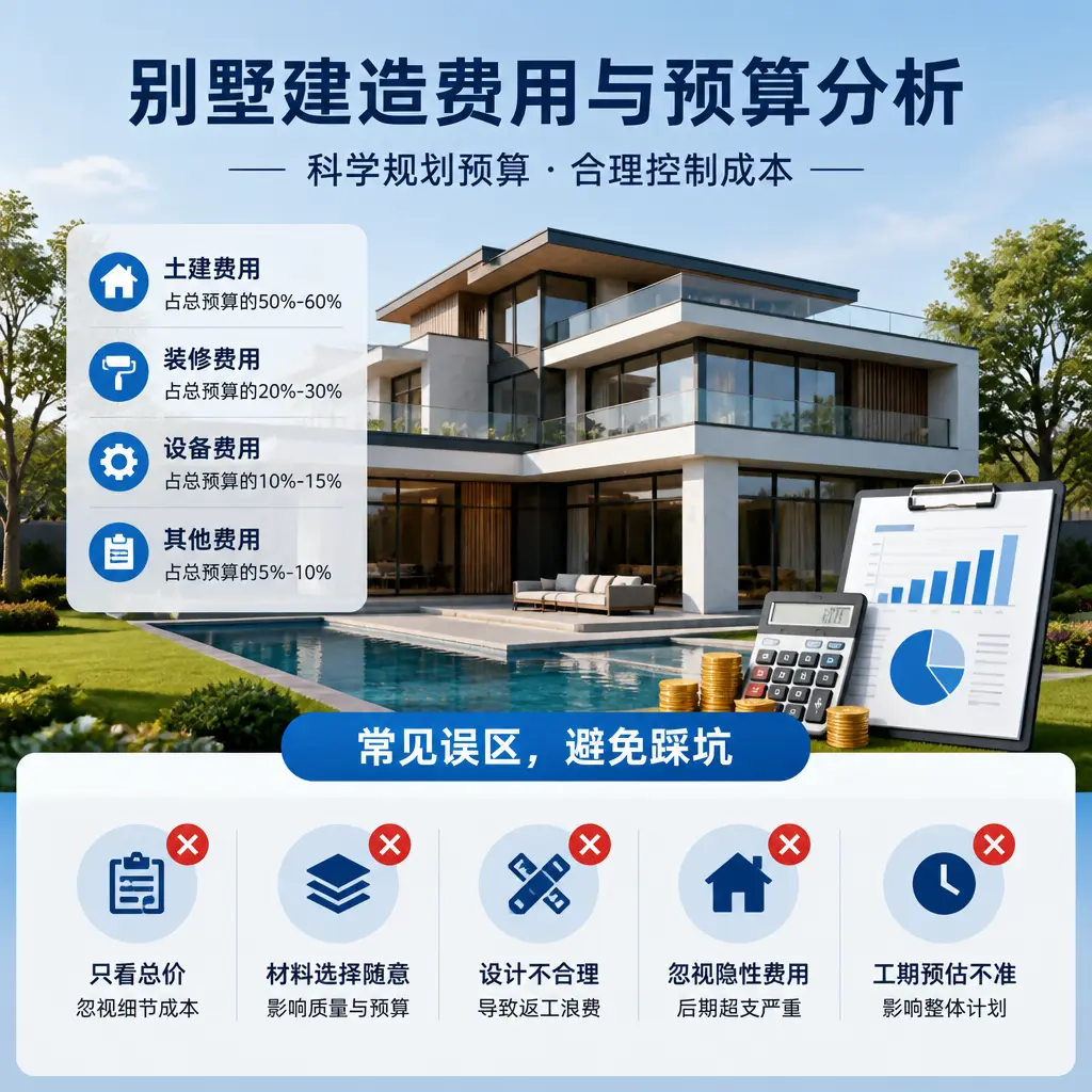 别墅建造公司推荐： 云岩 建造别墅的费用与预算分析
