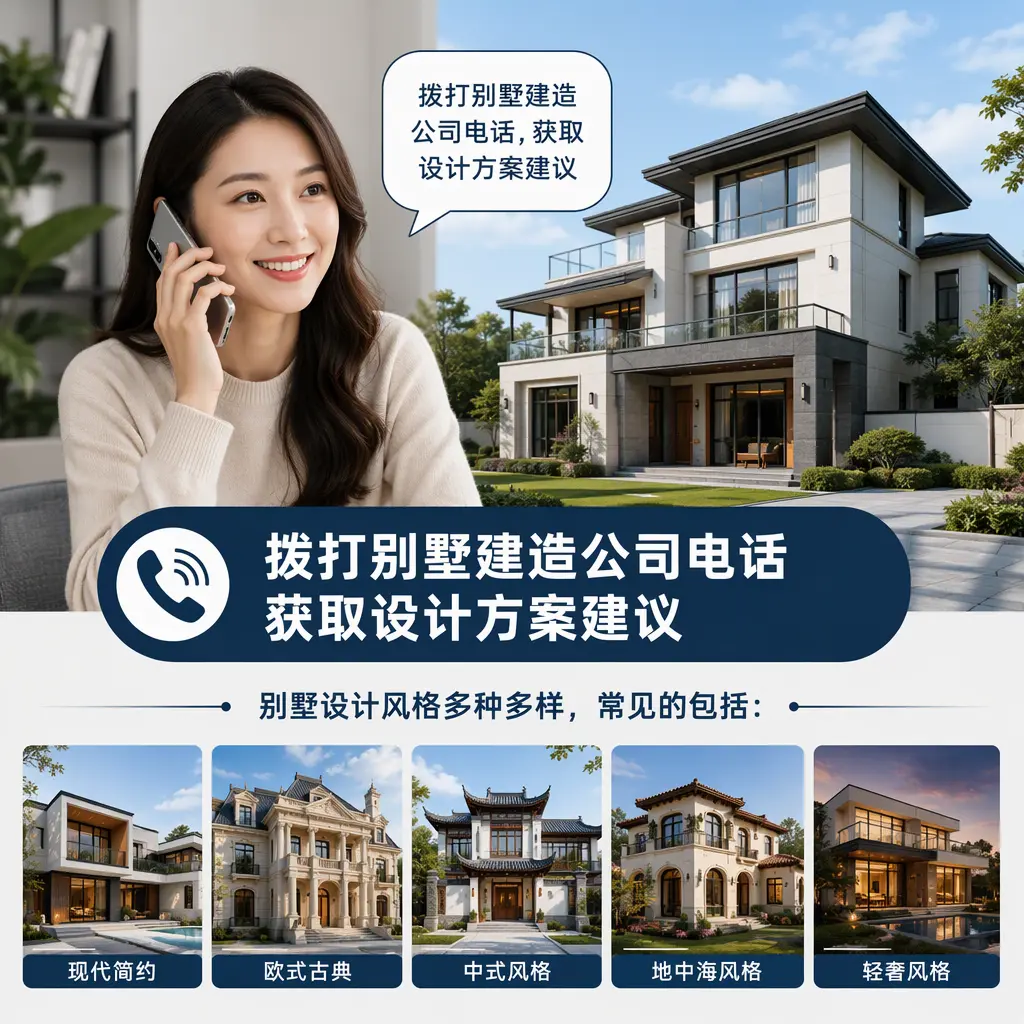 拨打云岩别墅建造公司电话,获取设计方案建议