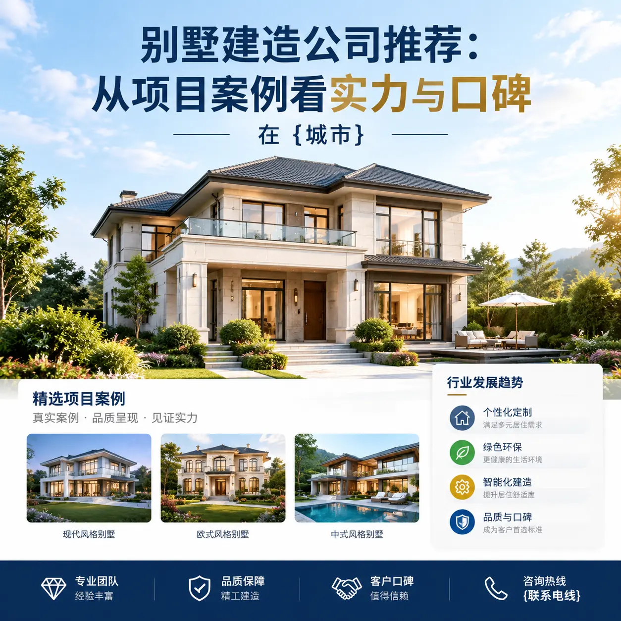 别墅建造公司推荐:从项目案例看实力与口碑在 云岩